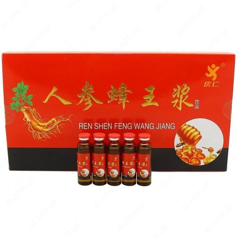 Ginseng bilan qirollik jeli