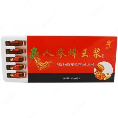 Ginseng bilan qirollik jeli