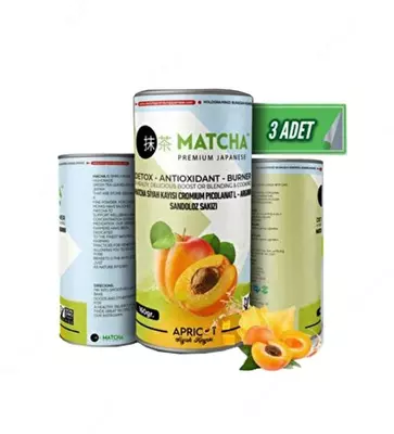 Чай Detox Matcha со вкусом абрикоса