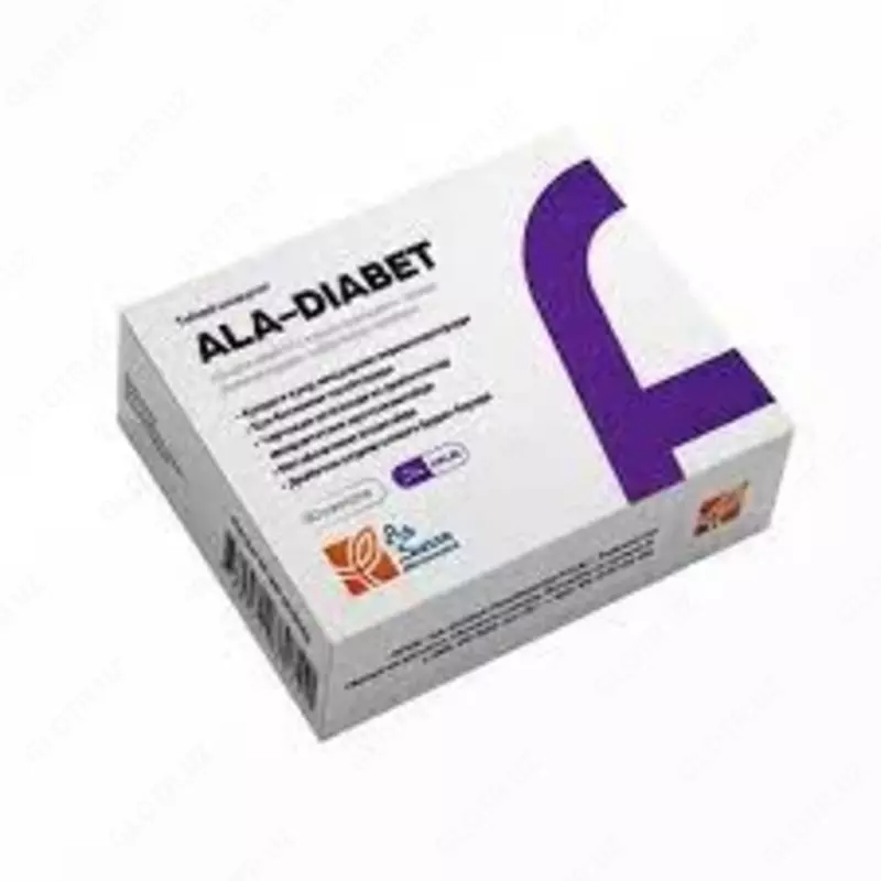 Qandli diabet uchun Ala-diabet preparati