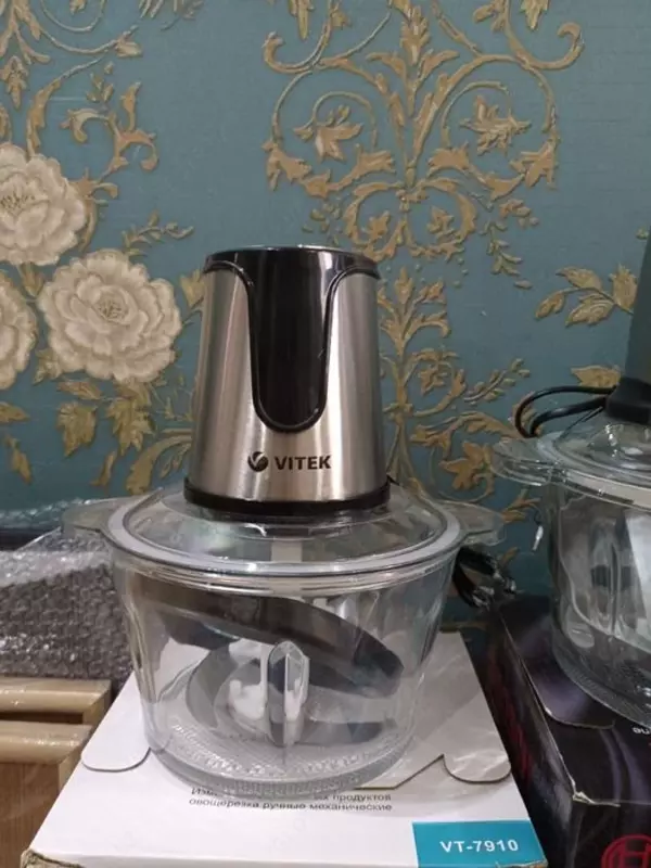 VITEK VT-7910 стеклянный электрический чоппер