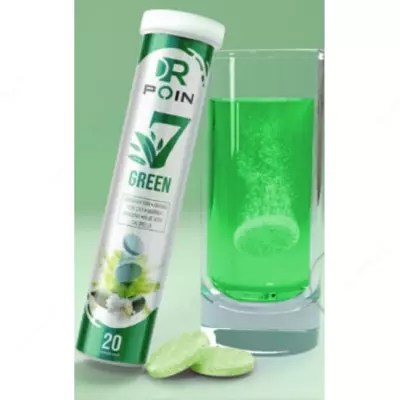 Dr Poin 7 Зеленые шипучие таблетки для снижения веса