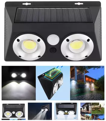 Harakat sensori bilan quyoshli ko'cha chiroqi