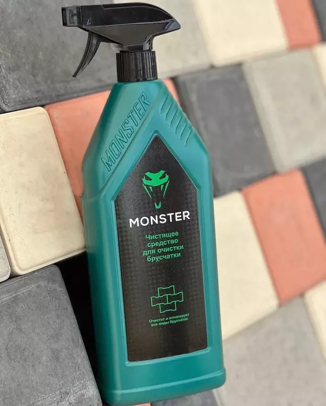 Monster средство для чистки гранита, брусчатки, камня 1 л