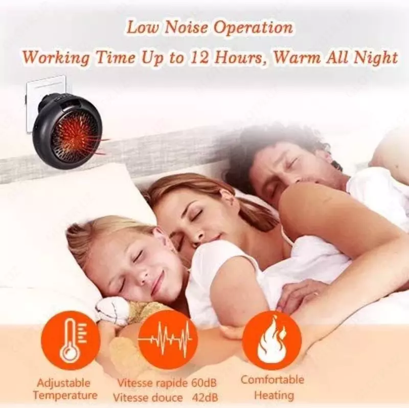 Masofadan boshqarish pulti bilan devor isitgichi