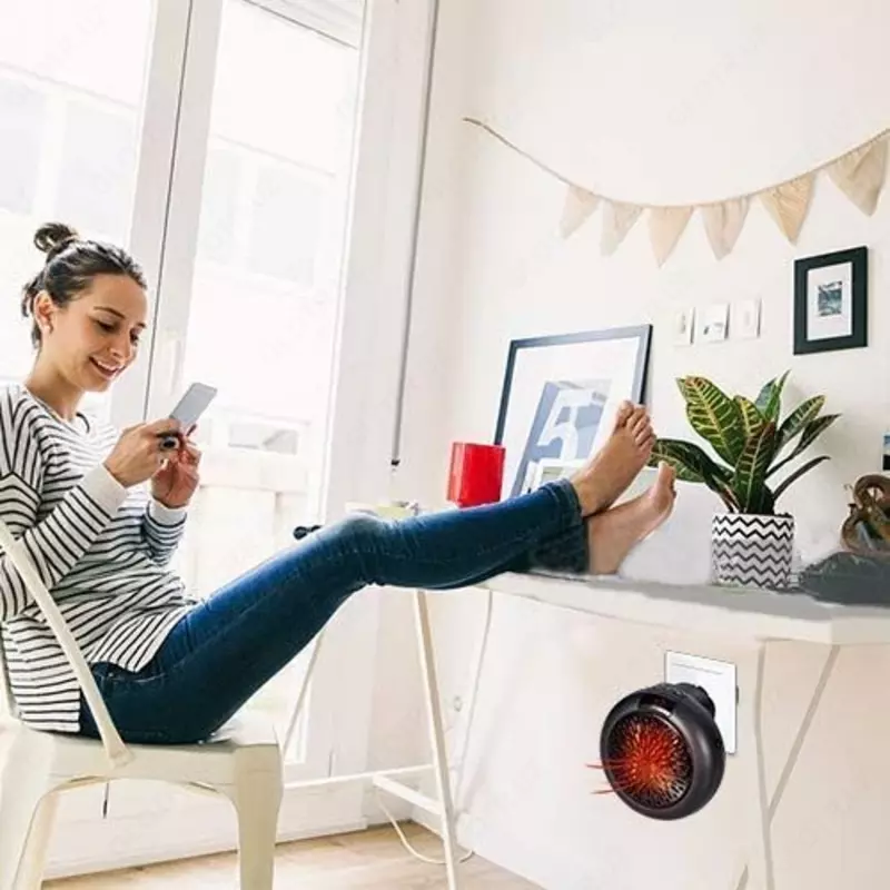 Masofadan boshqarish pulti bilan devor isitgichi