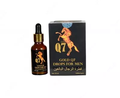 Potentsiya uchun GOLD Q7 tomchilari Potentsiya uchun GOLD Q7 tomchilari