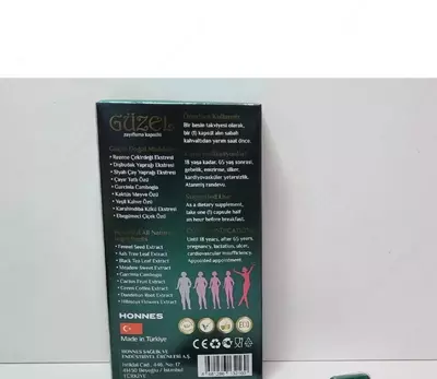 Zaiflash uchun kapsulalar Guzel (Guzel), 30 kapsula