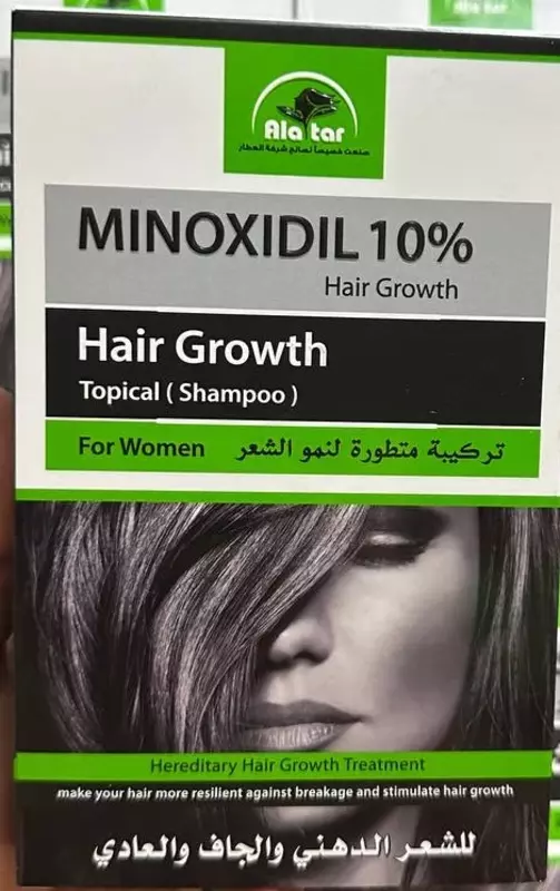 Sochni tiklash uchun shampun Minoxidil 10%