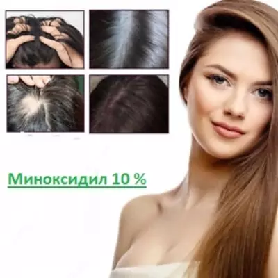 Sochni tiklash uchun shampun Minoxidil 10%