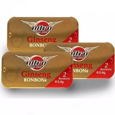 Hayajonlanish uchun konfet Nitro Max Gold Ginseng Bonbon