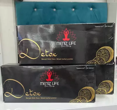 Травяной детокс-чай для похудения Menizlife с лимоном