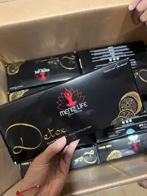 Травяной детокс-чай для похудения Menizlife с лимоном