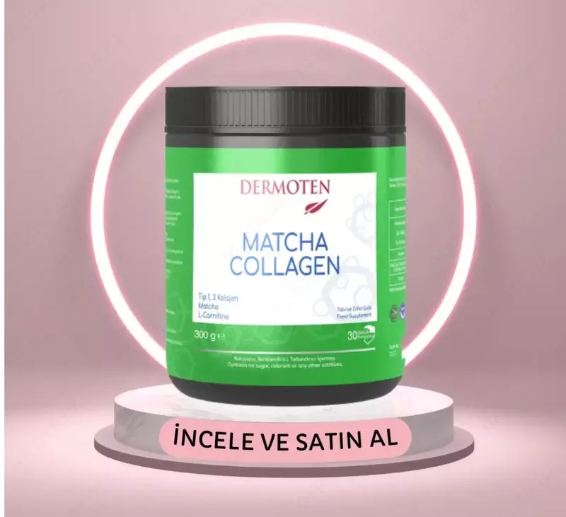 Пищевая добавка Dermoten Matcha Collagen