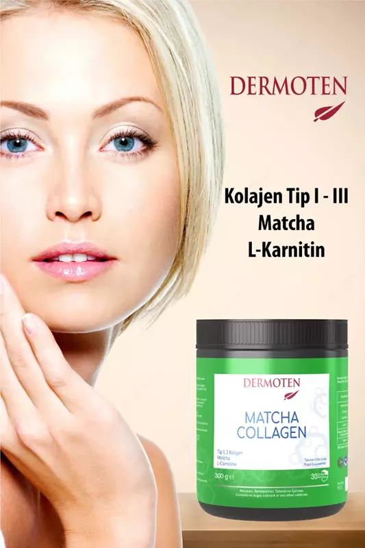 Пищевая добавка Dermoten Matcha Collagen