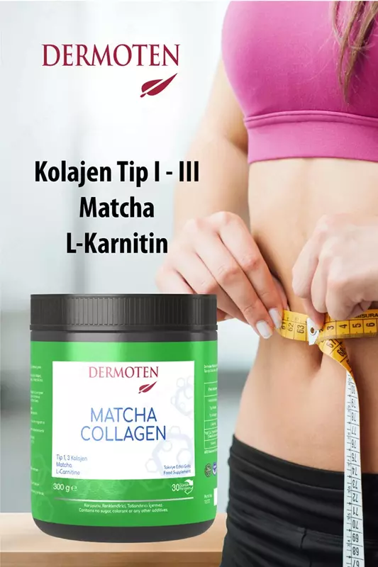 Пищевая добавка Dermoten Matcha Collagen
