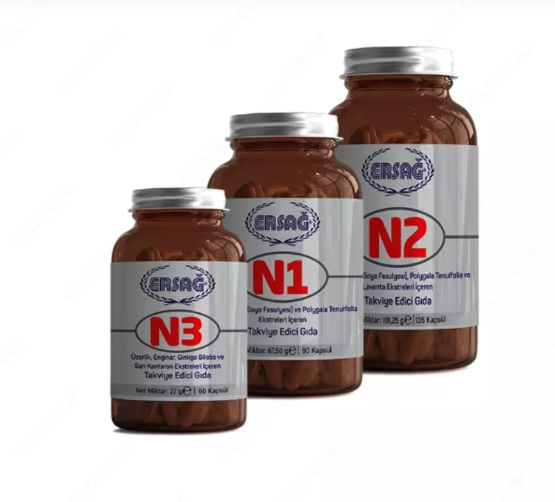 Лучший Комплекс биодобавок Ersağ N1, N2, N3. Проверенно профессионалами