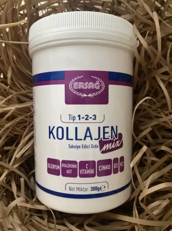 Ersag Tabiiy Kollagen Mix, 300 g "Yoshlikni saqlash"