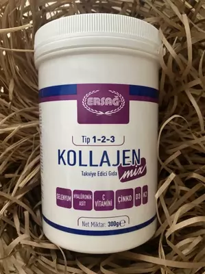 Ersag Tabiiy Kollagen Mix, 300 g "Yoshlikni saqlash"