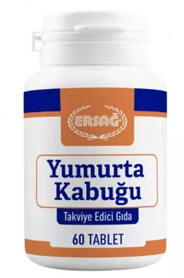 Yumurta Kabuğu – Tuxum po‘chog‘idan tabiiy qo‘shimcha (60 tabletka)