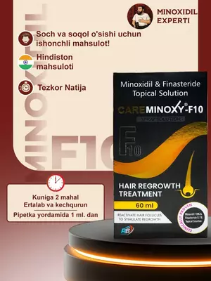 CareMinoxy-F10 Minoxidil & Finasteride Topical Solution