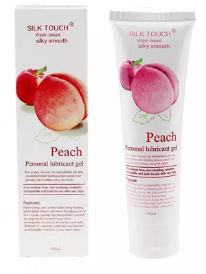 Silk Touch Peach Personal Lubricant Gel 100 ml