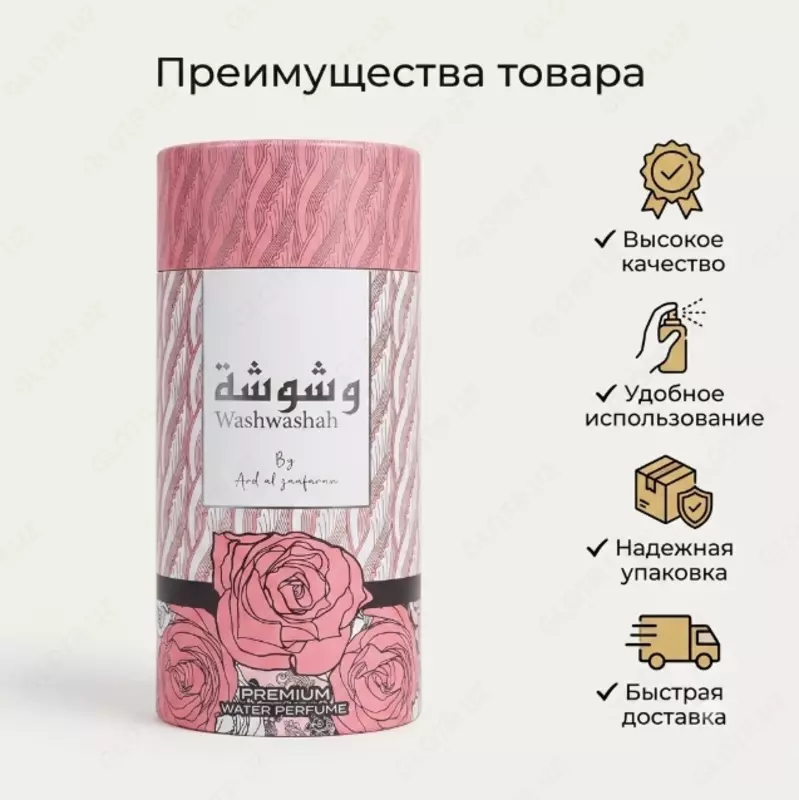 Washwashah Premium Water Perfume