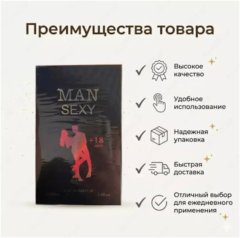 Man Sexy Eau De Parfum  erkaklar uchun atir