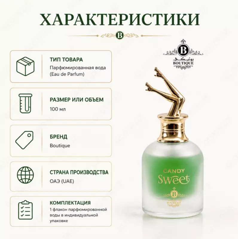  Candy Sweet Eau De Parfum  женская парфюмерная вода - 