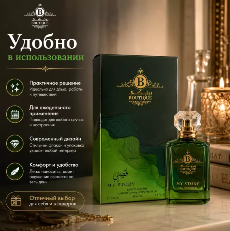   My Story Eau De Parfum  ayollar uchun atir