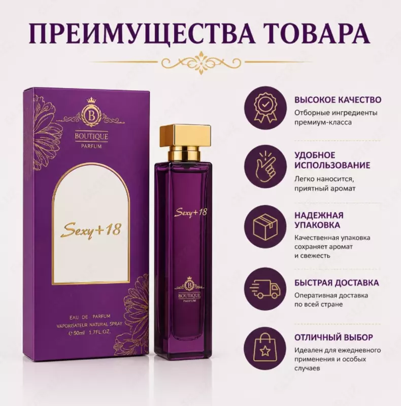 Sexy +18  парфюмированная вода (духи)