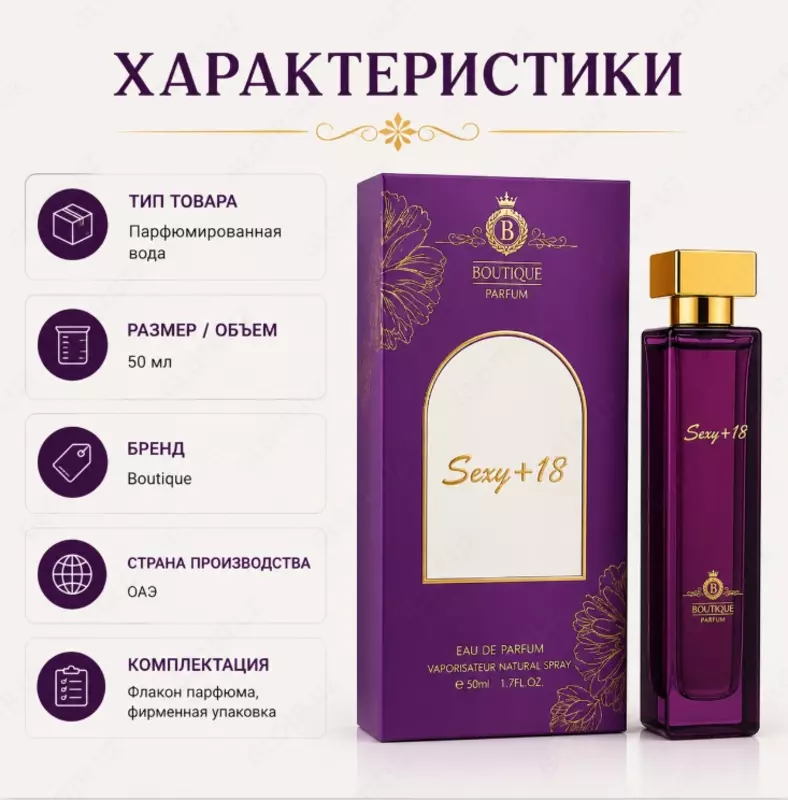  Sexy +18  парфюмированная вода (духи) - 