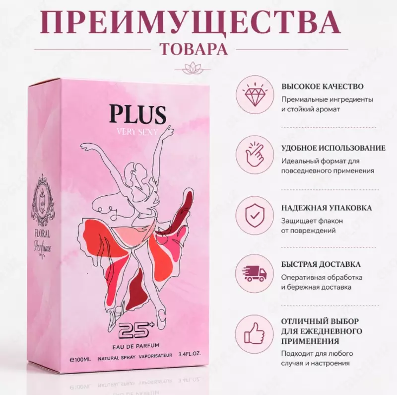 PLUS Very Sexy 25+ Eau de Parfum  парфюмерная вода