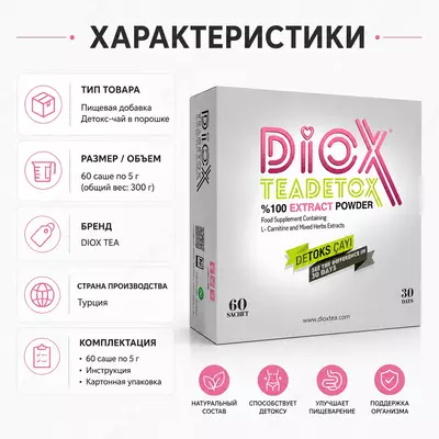 DIOX TEADETOX Чай для похудения