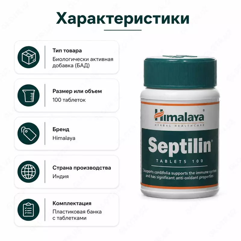  Himalaya Septilin Anti-infective Therapy 100 tabletka - 