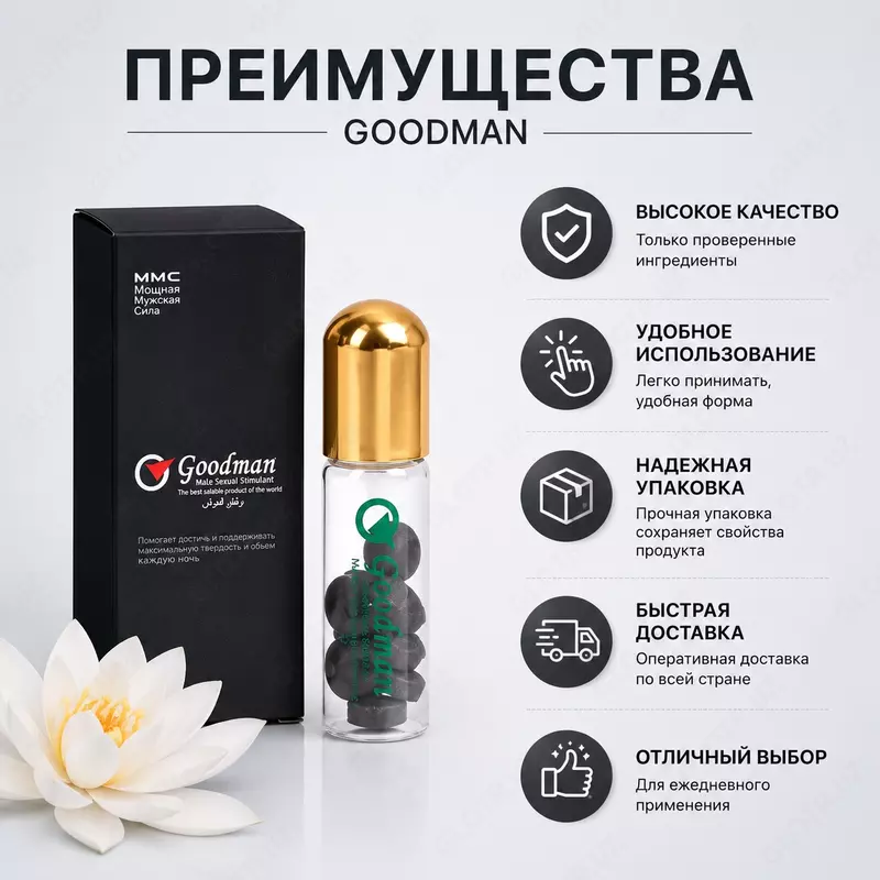 Препарат Goodman для поддержки мужского здоровья