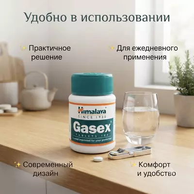   Gasex Himalaya Herbals  100 tabletka