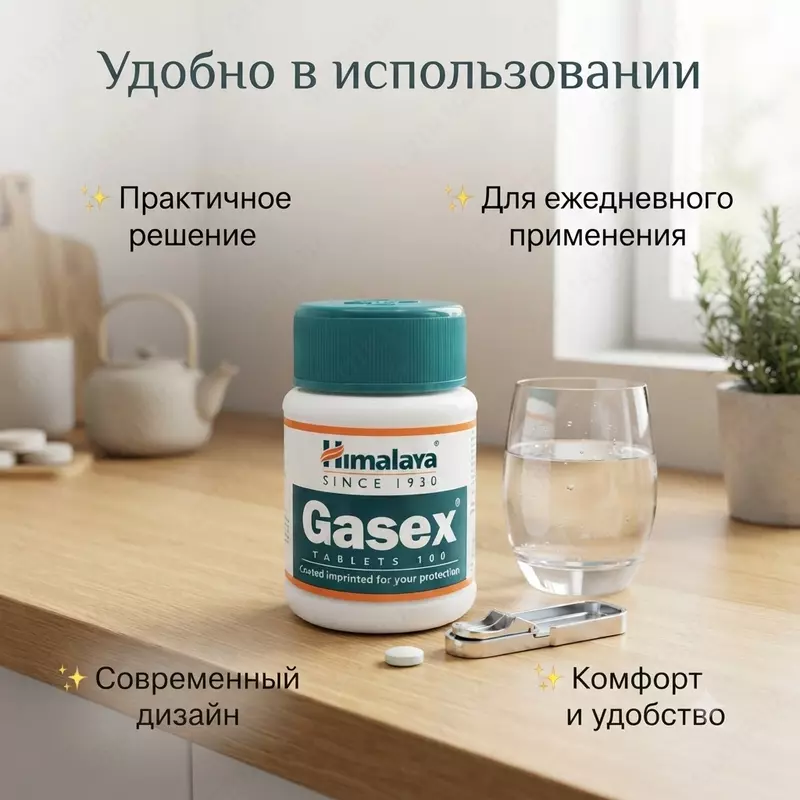   Gasex Himalaya Herbals  100 tabletka