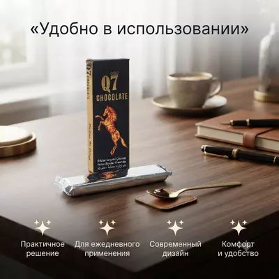 Натуральный шоколад Q7 Gold Chocolate, шоколад на растительной основе