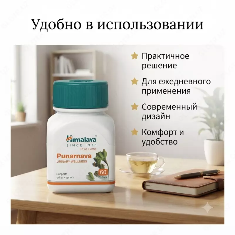   Punarnava (Punarnava) kapsulalari  60 tabletka