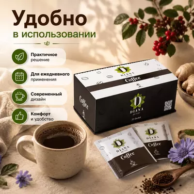 Diana Detox Coffee – vazn nazorati uchun turk qahvasi