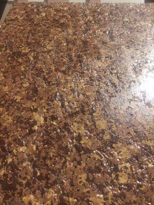 Флокс фасадно-отделочный материал коричнево-желтый