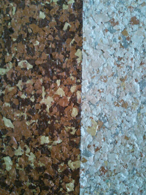 Флокс фасадно-отделочный материал коричнево-белый