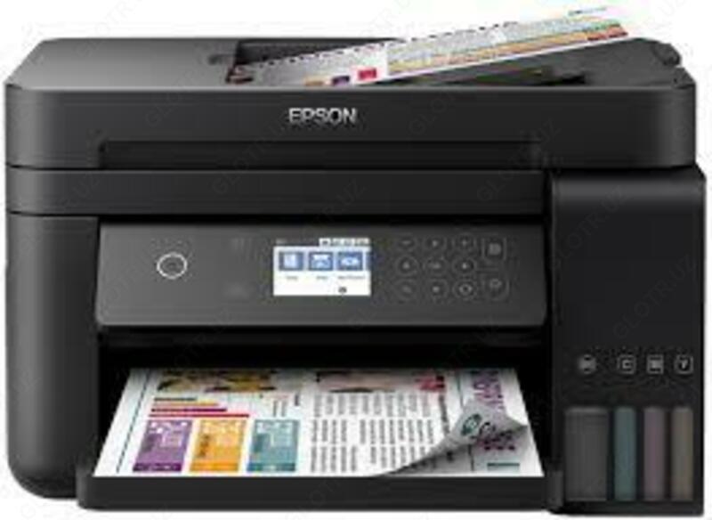 Murakkab foto printerlari va MFP EPSON L6170 (bosib chiqarish fabrikasi  A4) - printer  skaner  nusxa kochirish mashinasi