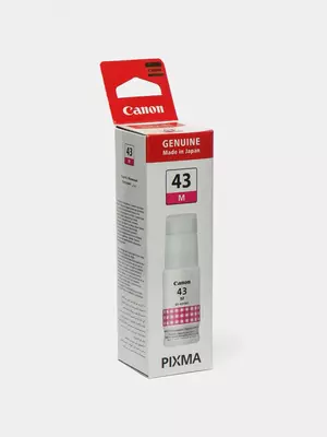 Canon GI-43 M — оригинальные пурпурные чернила для MegaTank-принтеров. Canon GI-43 M — оригинальные пурпурные чернила для MegaTank-принтеров.