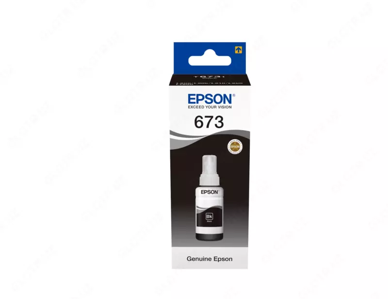 Краска Epson T673 1 BK.