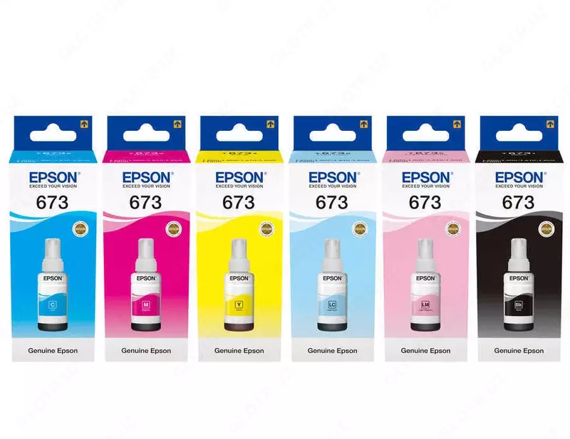 Краска Epson T673 комплект.