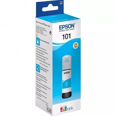Краска Epson 101 EcoTank CY. Краска Epson 101 EcoTank CY.