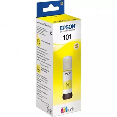 Краска Epson 101 EcoTank Y. Краска Epson 101 EcoTank Y.