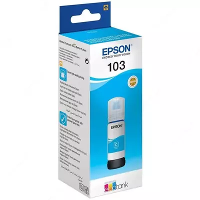 Краска Epson 103 EcoTank C Краска Epson 103 EcoTank C